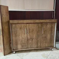 کمد آکواریوم به همراه درب بالای آکواریوم