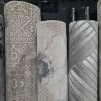 گلیم و گبه برشی منصوری کاشان|گلیم، جاجیم، گبه|کاشان, مزرعه نو|دیوار