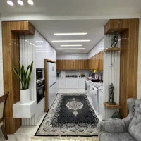 یه واحد از دو واحده طبقه همکف زمین شهری بهارستان