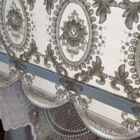 پرده دو مکانیزم خامه دوزی|پرده، رانر، رومیزی|تهران, ابوذر|دیوار