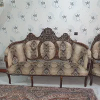 مبل سلطنتی ۹نفره همراه بامیز|مبلمان خانگی و میز عسلی|مشکین‌دشت, |دیوار