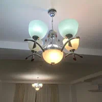 لوستر ۵ لامپی|لوستر و چراغ آویز|هشتگرد, فاز ۱ مهستان|دیوار