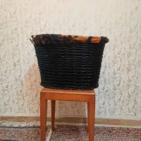 سبد حصیری بزرگ