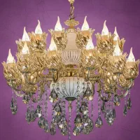 لوستر ‌2‌0 شعله / طرح تعویض لوستر کهنه برنج با نو