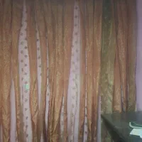 پرده حریر با آستری و یلانش