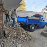 نیسان کمپرسی حمل مصالح