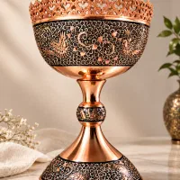 آجیل خوری مس فیروزه،خاتم کاری،الماس تراش