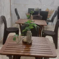 فروش میز صندلی چوبی تاشو کافه رستوران