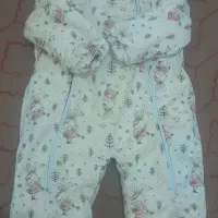 کاپشن سرهمی دخترانه مخصوص سن ۵ماه تا۲سال