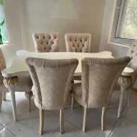 میز و صندلی ۶ نفره نهارخوری