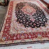 فروش قالی 6متری تبریز ابریشم 50رج زیر قیمت