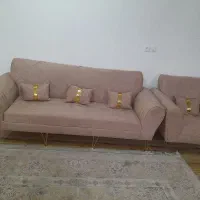 مبل ۷نفره نونو حتی چندروزهم استفاده نشده|مبلمان خانگی و میز عسلی|لشت نشا, |دیوار