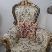 مبل سلطنتی با چوب راش|مبلمان خانگی و میز عسلی|اهواز, نیوساید|دیوار