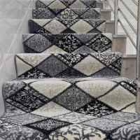 گبه لوزی طوسی مشکی فرش بزرگمهر|فرش|قم, زند آباد|دیوار