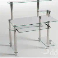 میز کامپیوتر شیشه ای