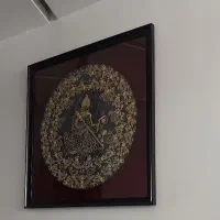 تابلو ترمه و سرمه پرکار کار دست