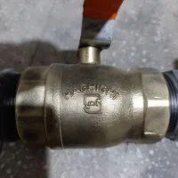 شیر گازی برنجی سنگین 2 اینچ|مصالح و تجهیزات ساختمان|آران و بیدگل, |دیوار