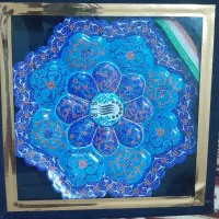 بشقاب قلمکاری