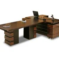 مبل نیم ست ادرای میز مدیریت و میز کنفرانس کتابخانه|دفتر کار|کرمان, |دیوار