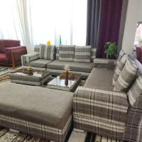 مبل راحتی شیک و کم‌کار قابلیت چیدمان اِل و یو شکل