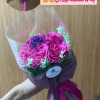 دسته گل رز ربانی|گل مصنوعی|برازجان, |دیوار