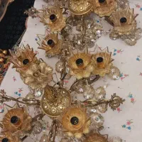 دو مورد لوستر برنزی هشت شعله