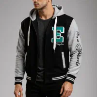 سویی شرت کاپشنی بیس بالی