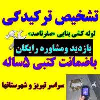 تشخیص ترکیدگی لوله نشتیابی یاب نشتیاب نشت یابی