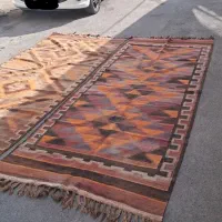 یک جفت گلیم سنتی و عتیقه