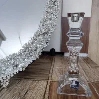 آینه شمعدان طرح نقره|صنایع دستی و سایر لوازم تزئینی|اردکان, |دیوار