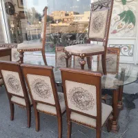 مبلمان ۹نفره با نهارخوری ۸نفره کاملا سالم|مبلمان خانگی و میز عسلی|کرج, اخترآباد|دیوار