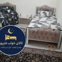 تختخواب تکنفره فلزی(طرح استار)|تخت و سرویس خواب|مشهد, طلاب|دیوار