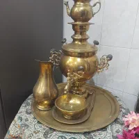 منقل مجسمه سماور برنج برنز|کلکسیون اشیاء عتیقه|تهران, دروس|دیوار