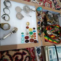 سنگ سکه انگشتر ساعت گردن بند