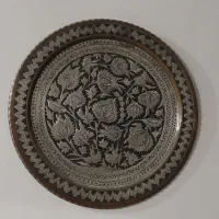 سینی مسی قلمکاری قدیمی ونو