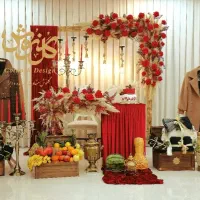 گل آرایی دیزاین سفره عقد نامزدی دیزاین یلدا و. ..