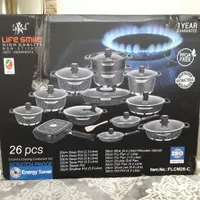سرویس اصل قابلمه ۲۶پارچه لایف اسمایل