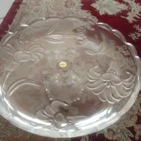 ظرف شیشه ای پایه دار