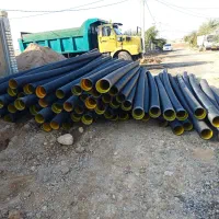 باسلام لوله ۶اینچ فاضلاب ۸عدد با مشتری کنار میام