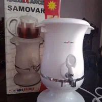 چایی‌ساز‌کلورانس‌سفید‌بدون‌قوری‌با‌کارتن