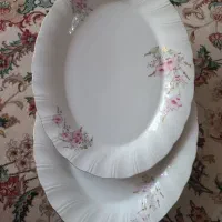 سرویس چینی کامل عروس طرح گل 216 پارچه