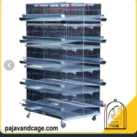 قفس ۵ طبقه پروش کبک و بلدرچین