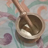 هاونگ برنجی قدیمی پهلوی