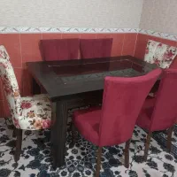 یک عدد میز غذا خوری شش نفره|میز و صندلی غذاخوری|شادگان, |دیوار