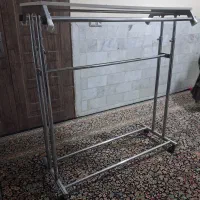 رگال لباسی تمال استیل دو طبقه