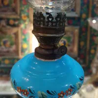 چراغ نفتی بارفتن قاجاری|کلکسیون اشیاء عتیقه|تهران, دربند|دیوار