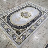 فرش(نقشه سلطنتی جدیددورنگ نقره سیلور دودی متالیک)|فرش|زاهدان, |دیوار