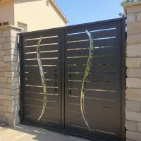 درب سه متری سنتی ابتکار با نصب و ارسال