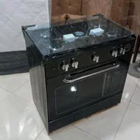 اجاق گاز طرح فر ۵شعله آکبند نو(لوازم خانگی ماهان)