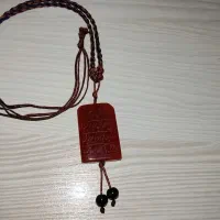 گردنبند عقیق اصل قرمز ومشگی